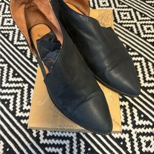 Free people flat royale Black Leather Women's Shoes